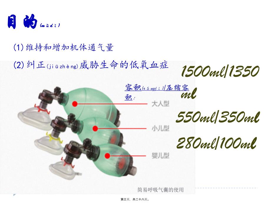 简易呼吸气囊的使用课件_第3页