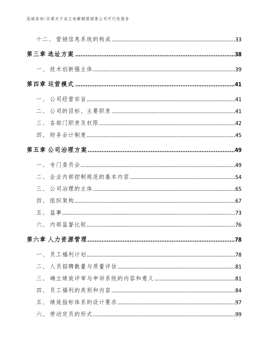 吕梁关于成立电解铜箔销售公司可行性报告_第2页