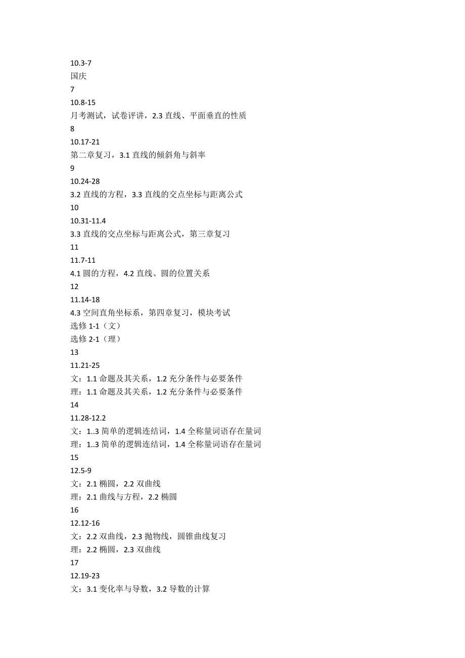 【精华】数学教学计划汇总七篇_第5页