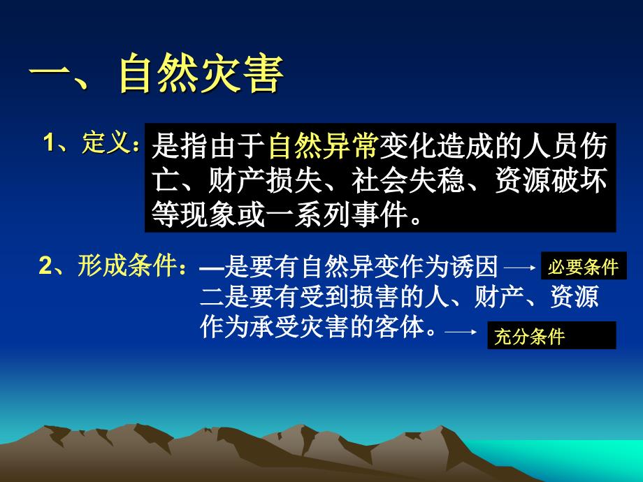 选修五一章自然灾害与人类活动一节自然灾害及其影响_第3页