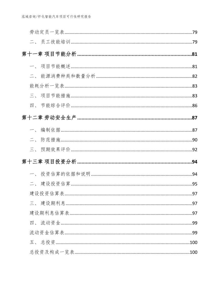 怀化智能汽车项目可行性研究报告_模板范文_第5页