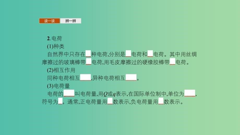 2019高中物理 第一章 电流 1.1 电荷 库仑定律课件 新人教版选修1 -1.ppt_第5页