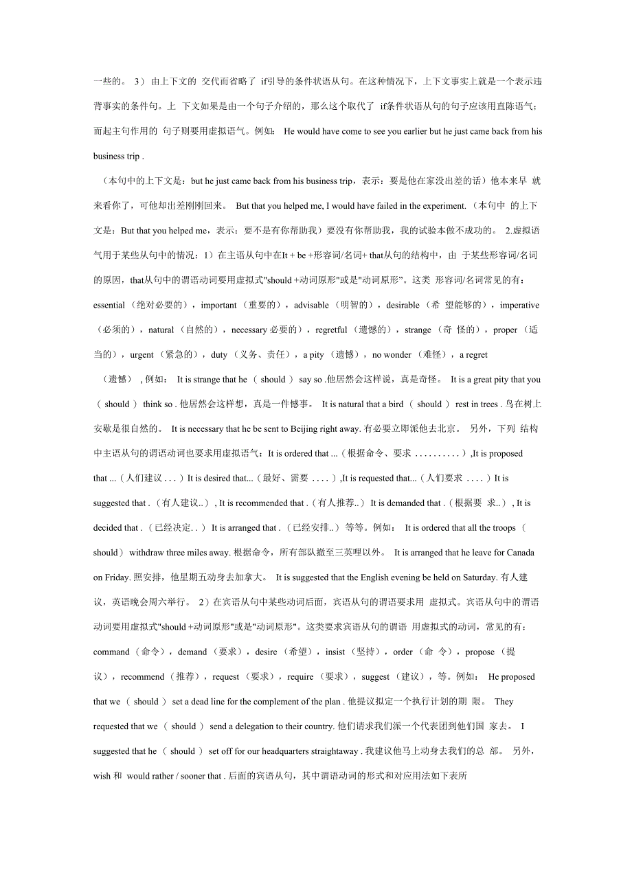 虚拟语气的知识详解_第2页