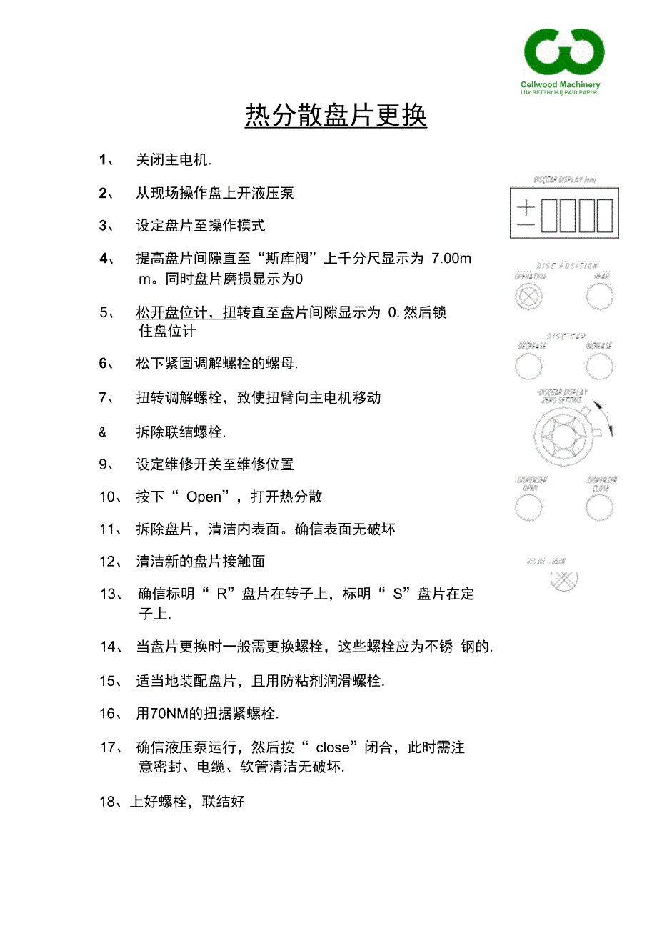 热分散盘片更换规程_第1页