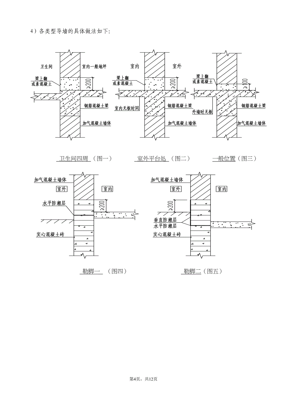 填充墙砌筑及抹灰施工工艺讲稿(DOC 16页)_第4页