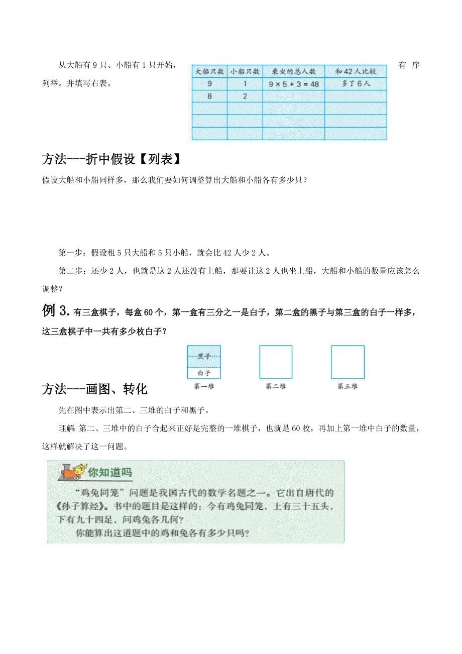 苏教版小学六年级数学下册1-4知识点_第5页