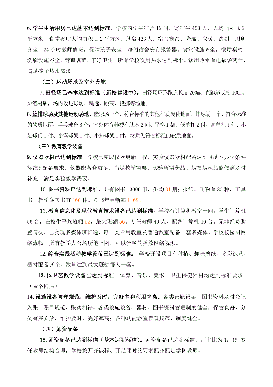 小学综合督导自评报告_第2页