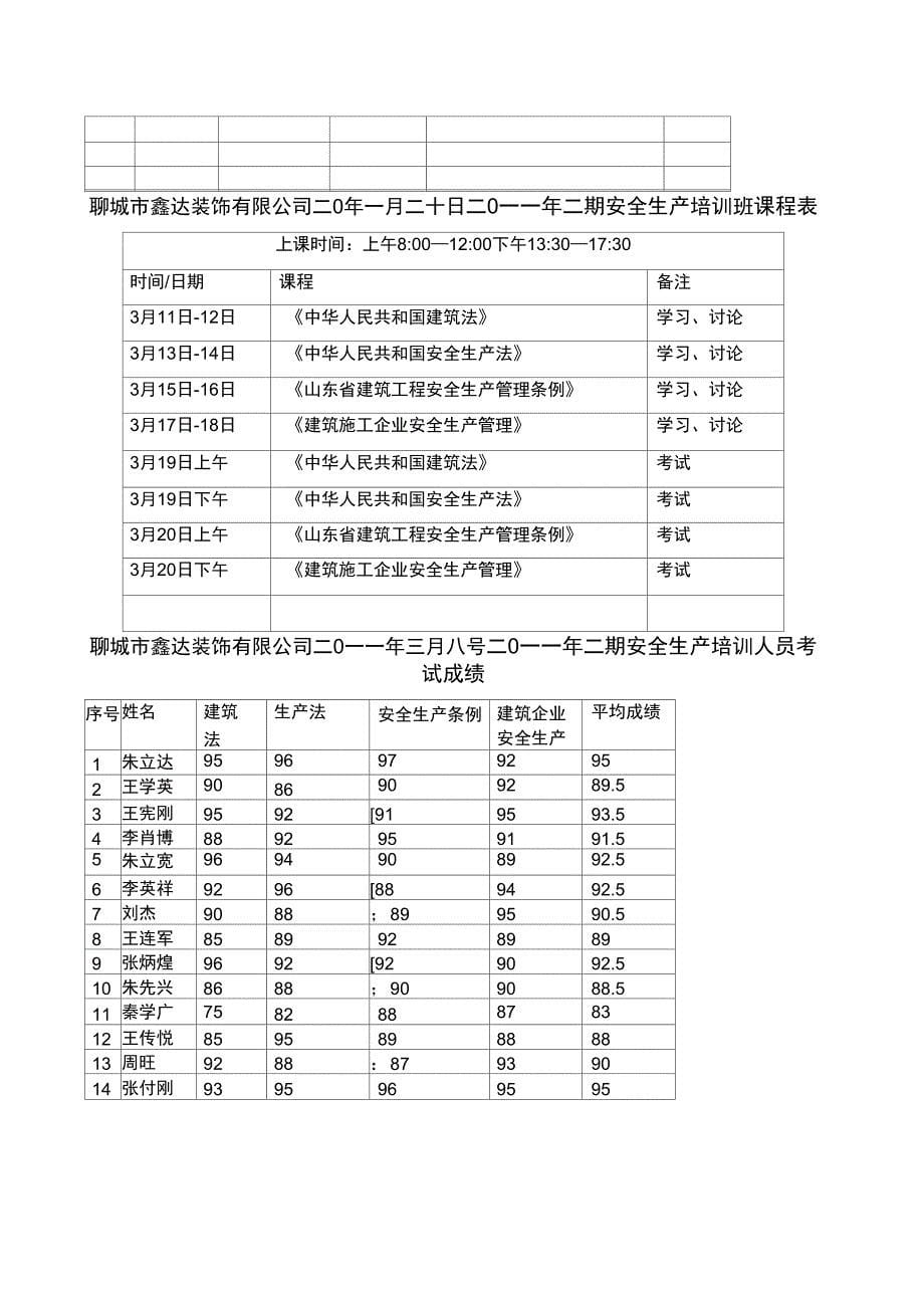 一一安全教育培训工作总结_第5页