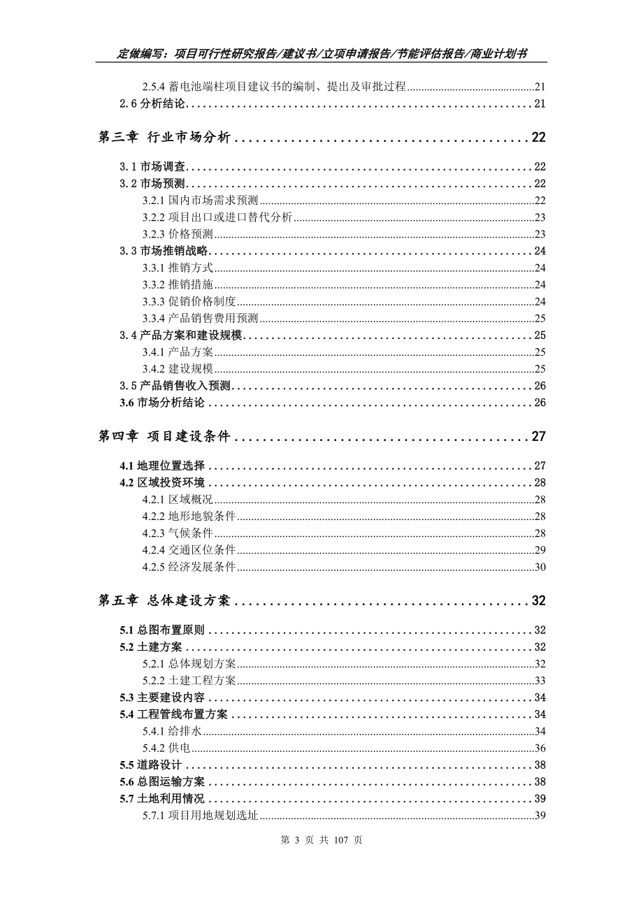 蓄电池端柱项目可行性研究报告写作范本_第3页