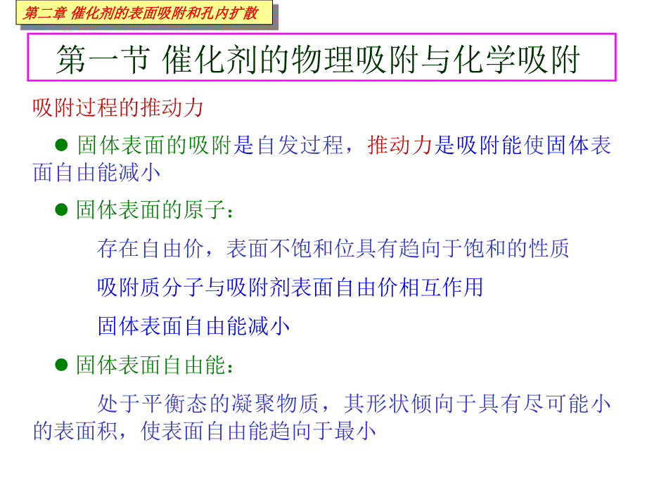 赵会吉-催化作用基础第二章催化剂的表面吸附和孔内扩散_第4页