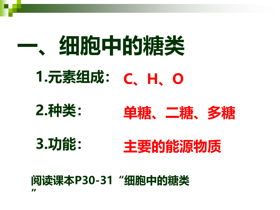 B1-第二章第4节细胞中的糖类和脂质１_第4页