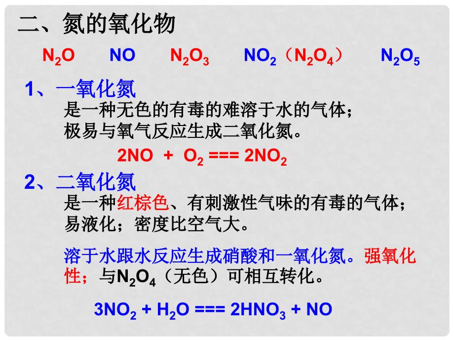 浙江省桐乡市高三化学 氮元素及化合物复习课件 新人教版_第3页