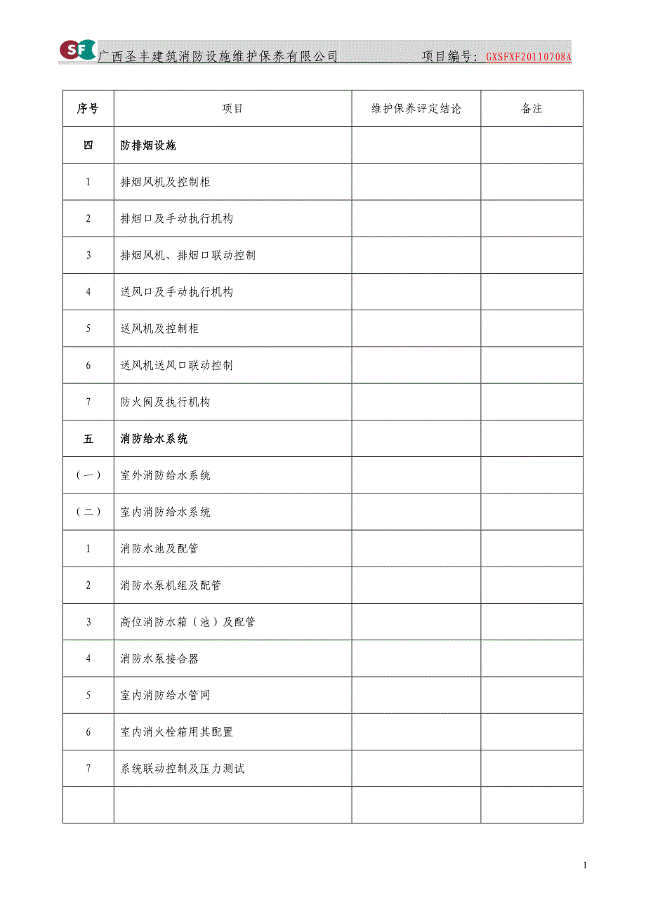 消防维保月巡检报告_第4页