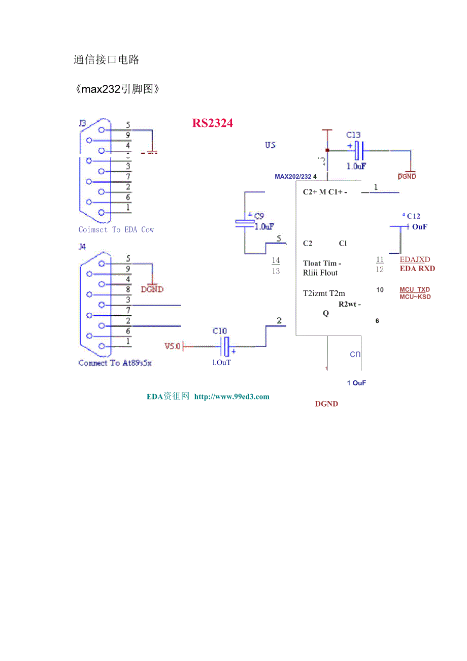 MAX232引脚定义及应用_第4页