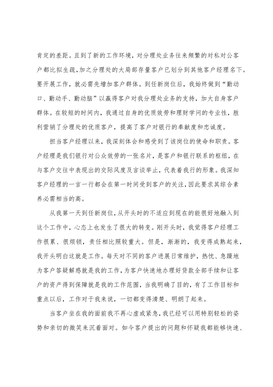 银行客户经理工作总结三篇.docx_第2页