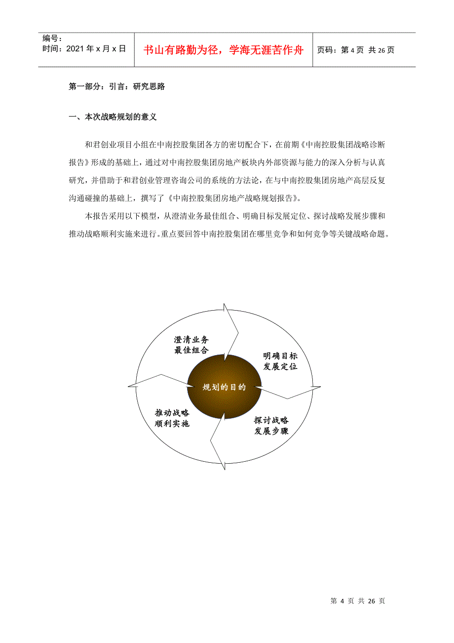 中南控股集团有限公司房地产战略规划_25页_第4页