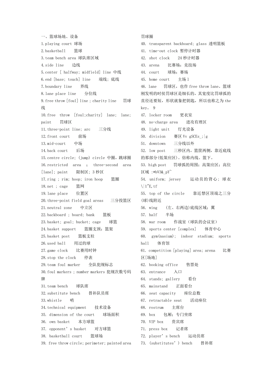 踢足球术语(中英对照)_第1页
