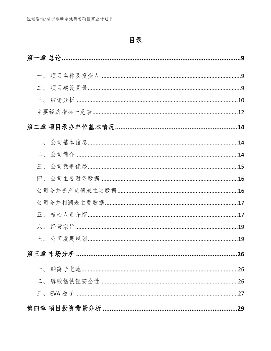 咸宁麒麟电池研发项目商业计划书_第2页