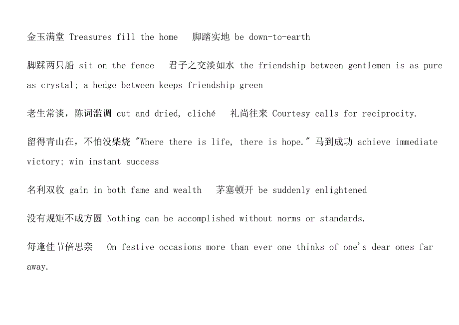 常用成语英汉互译.doc_第3页