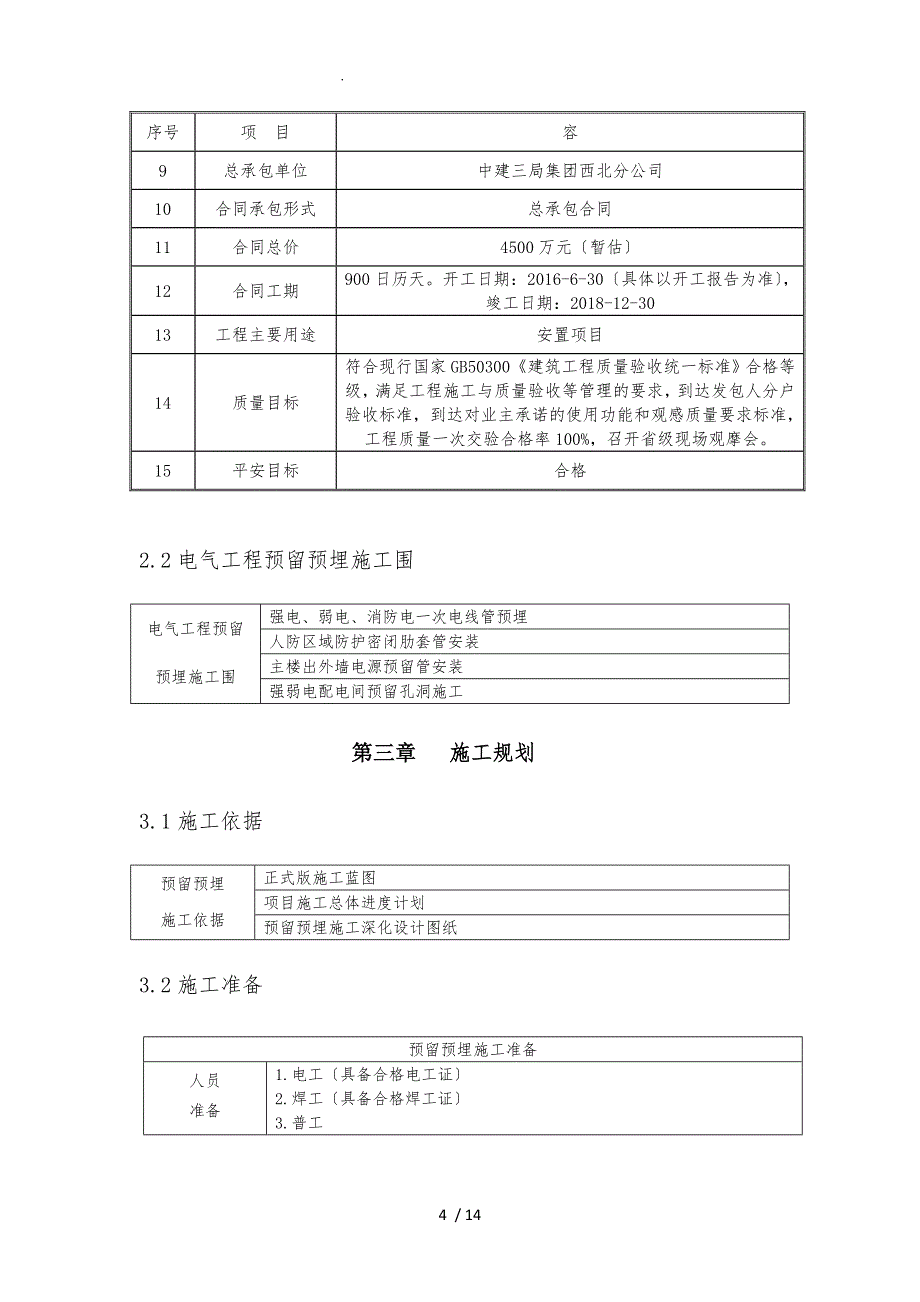 预留预埋电气配管专项方案_第4页