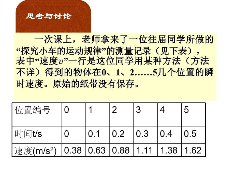 最新物理必修匀变速直线运动的位移与时间的关系._第5页