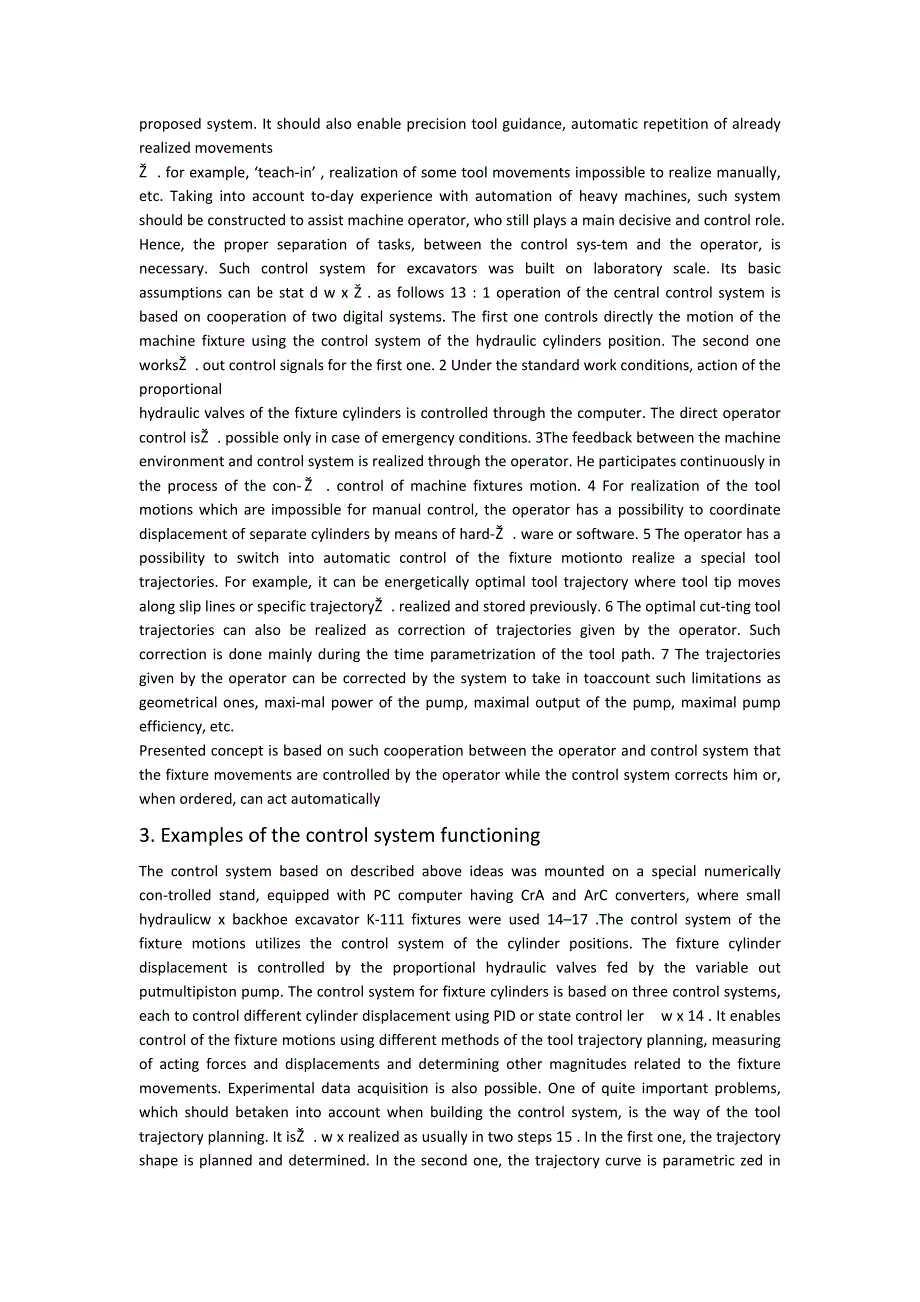 外文翻译=数控系统辅助液压挖掘机的概念=3300字符_第2页