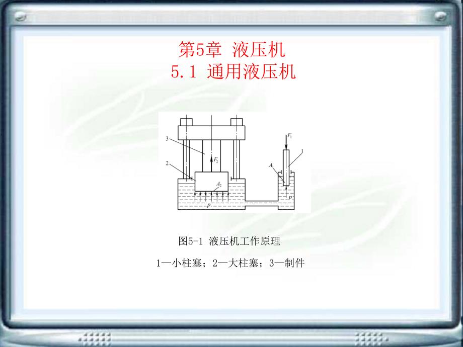 冲压与塑压成形设电子教案第5章 液压机_第1页