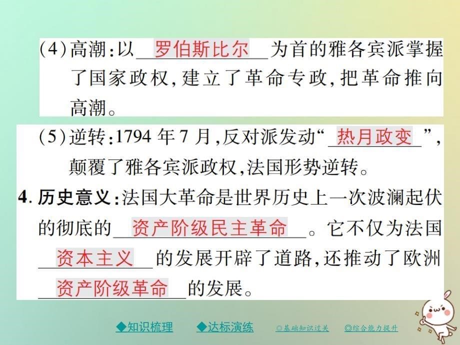 九年级历史上册第六单元欧美资产阶级革命第十七课法国大革命和拿破仑帝国课件川教版_第5页