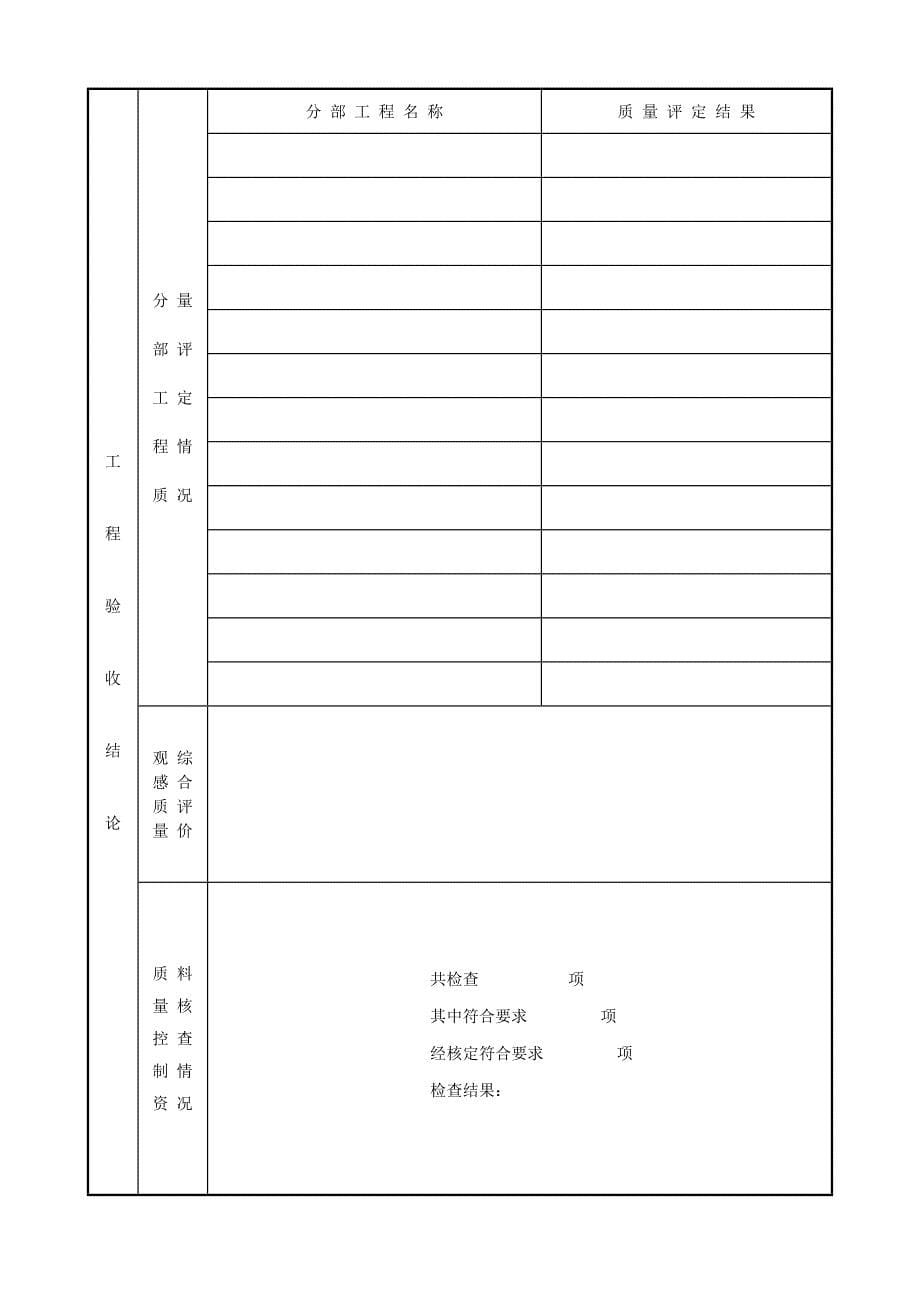 四川省房屋建筑工程和市政基础设施工程竣工验收报告及填表说明_第5页