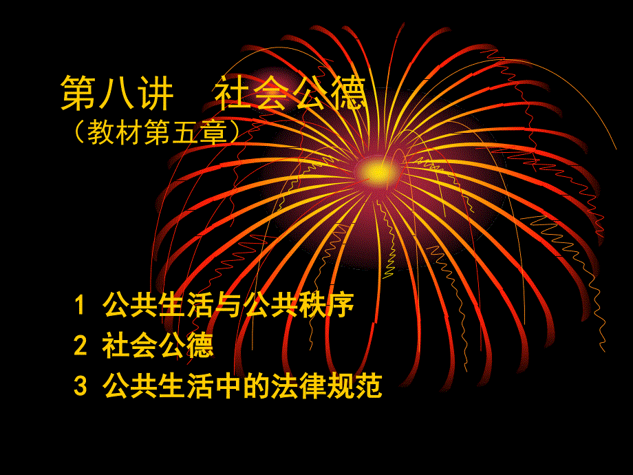 大学思修教学课件8社会公德_第1页