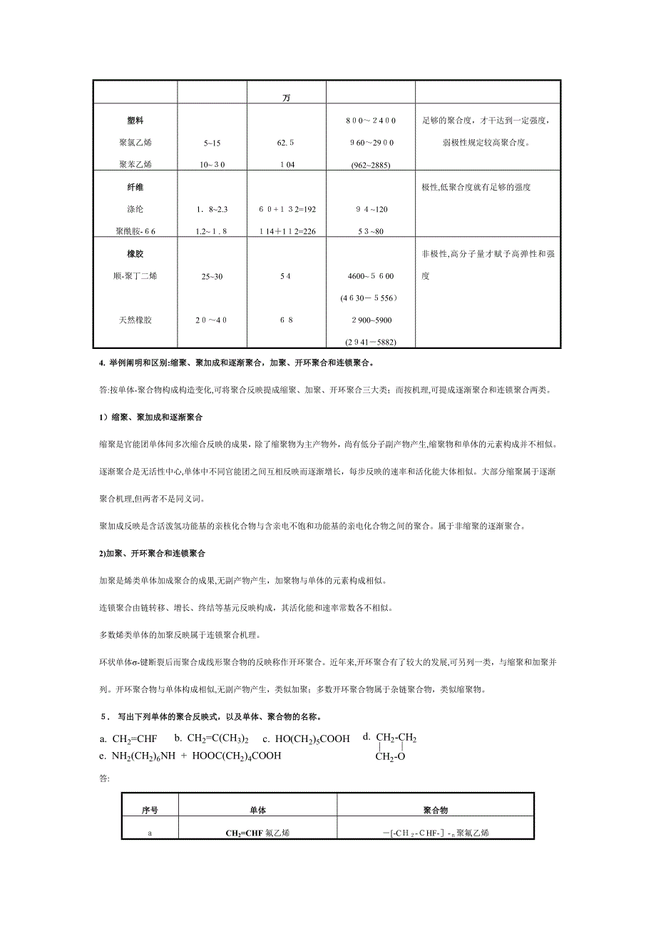 高分子化学第五版课后习题答案资料_第2页