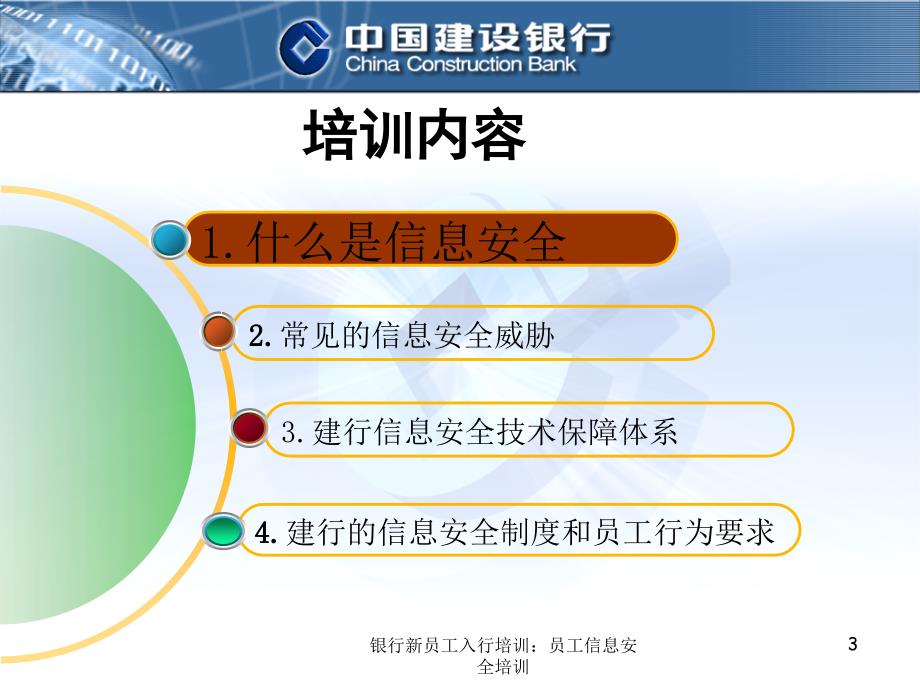 银行新员工入行培训员工信息安全培训课件_第3页