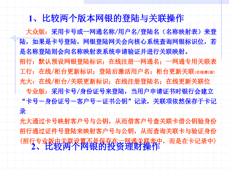 网银业务投资理财及证书操作课件_第1页