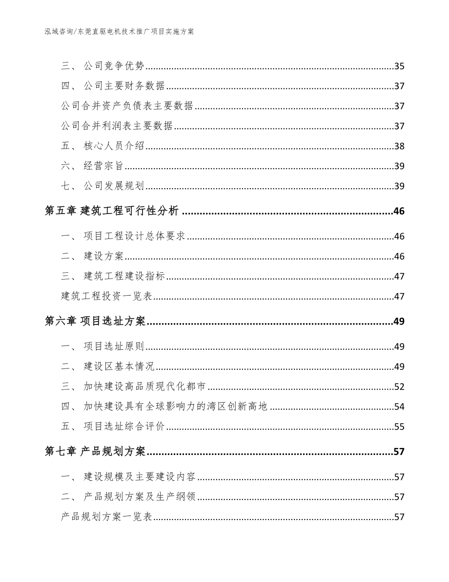 东莞直驱电机技术推广项目实施方案_模板范本_第2页