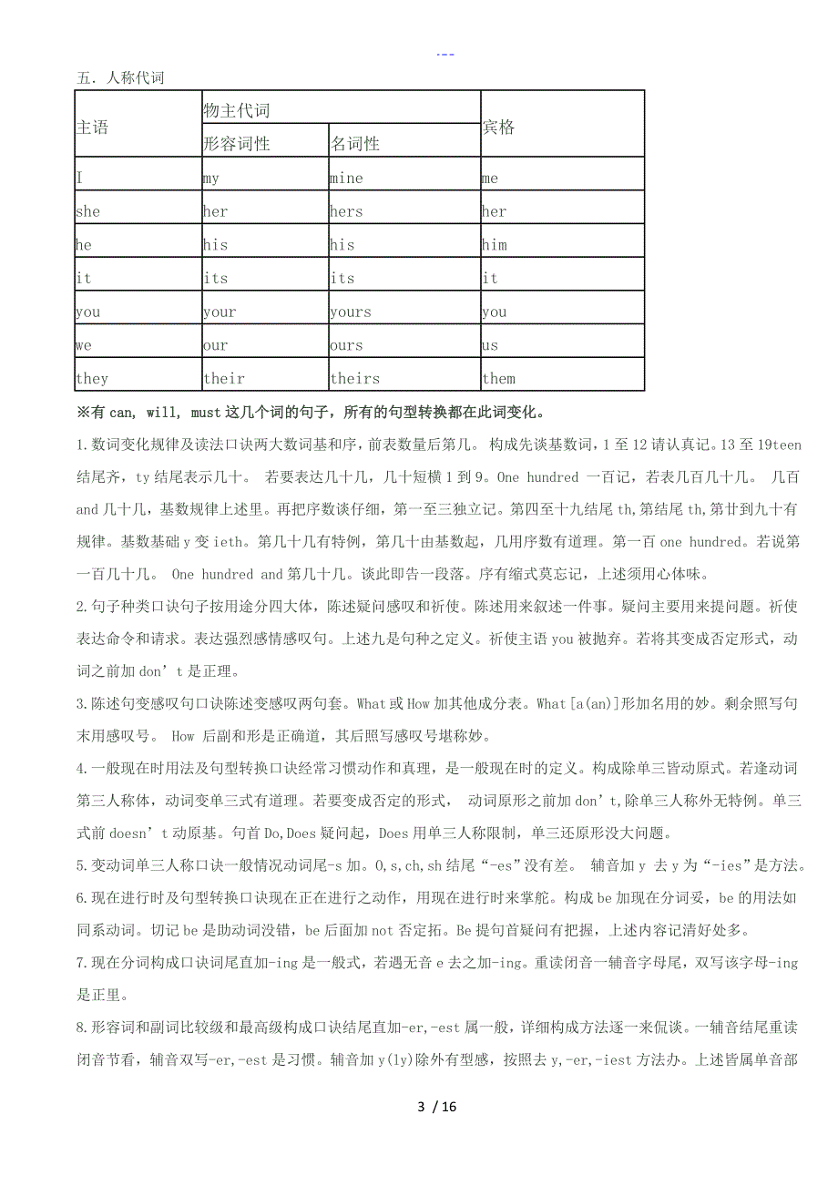 小学PEP英语总复习36年级英语语法总结最全_第3页