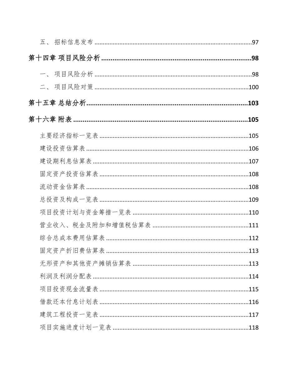 安庆汽车制动零件项目可行性研究报告(DOC 82页)_第5页