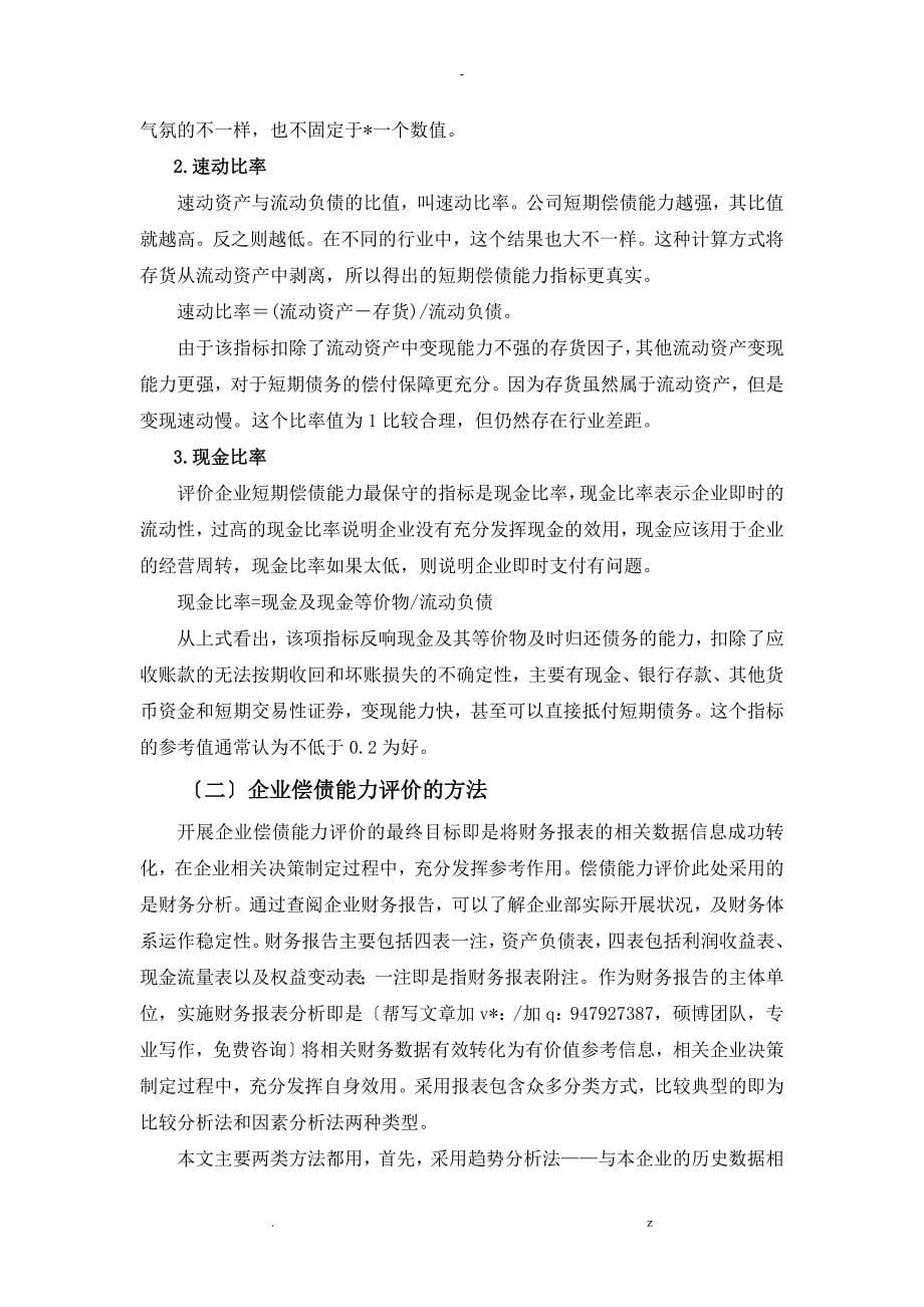 公司偿债能力分析_第5页