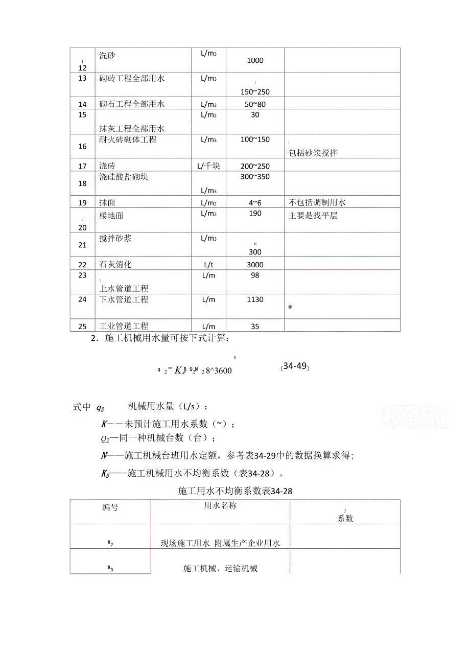 施工现场临水临电的计算依据及方法_第2页