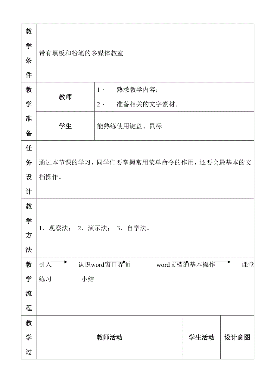 初识WORD教案 .doc_第2页