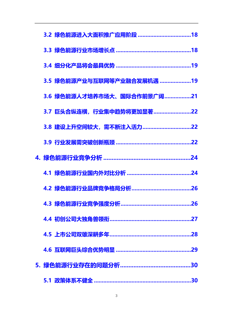 2020年绿色能源行业市场研究分析及前景预测报告_第3页