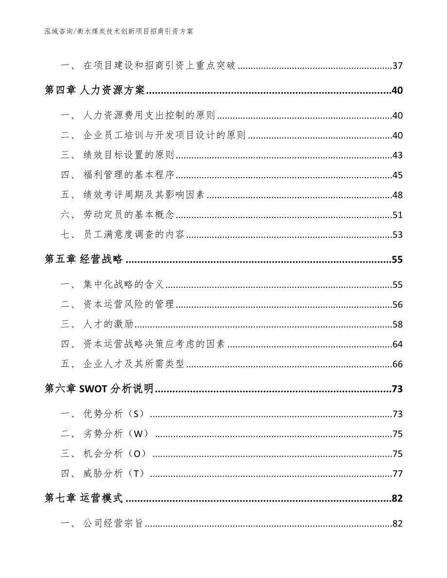 衡水煤炭技术创新项目招商引资方案范文_第2页