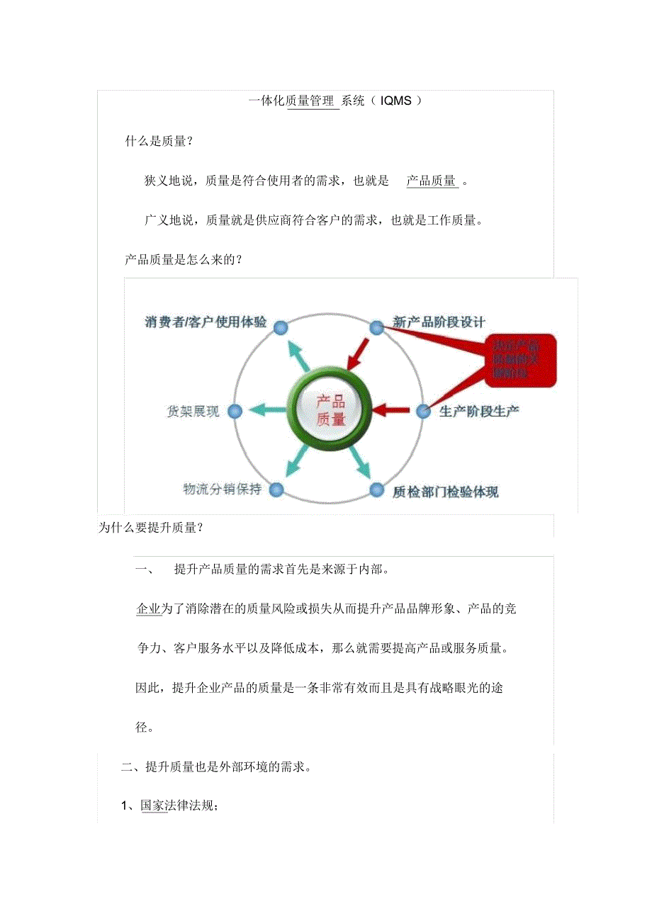 一体化质量管理体系_第1页