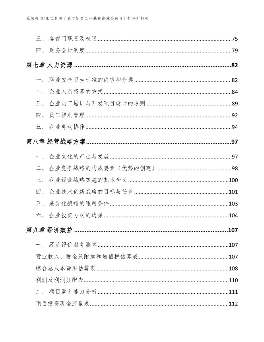 永仁县关于成立新型工业基础设施公司可行性分析报告_第4页