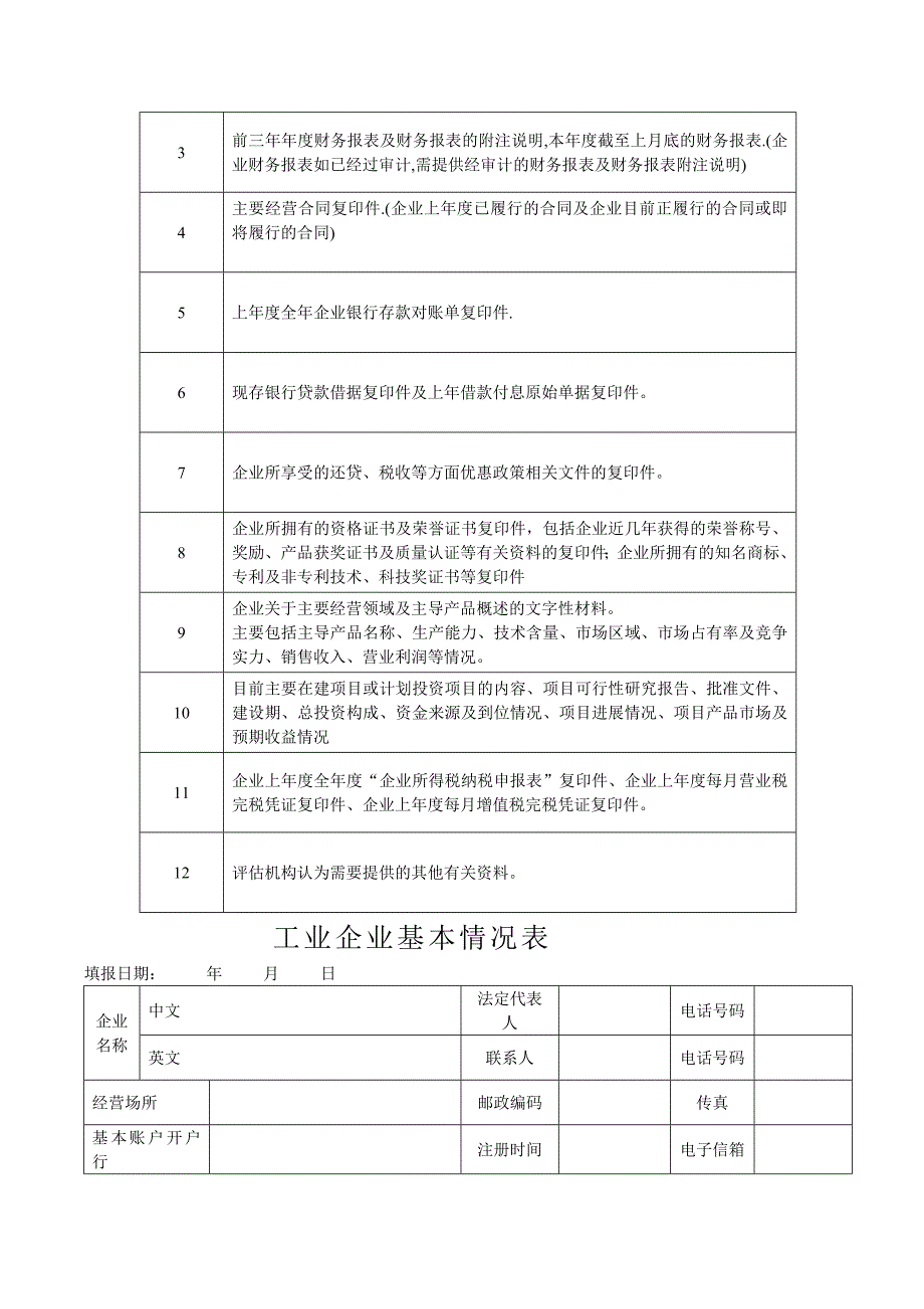 企业资信评级申请文本(工业[1][策划]_第3页