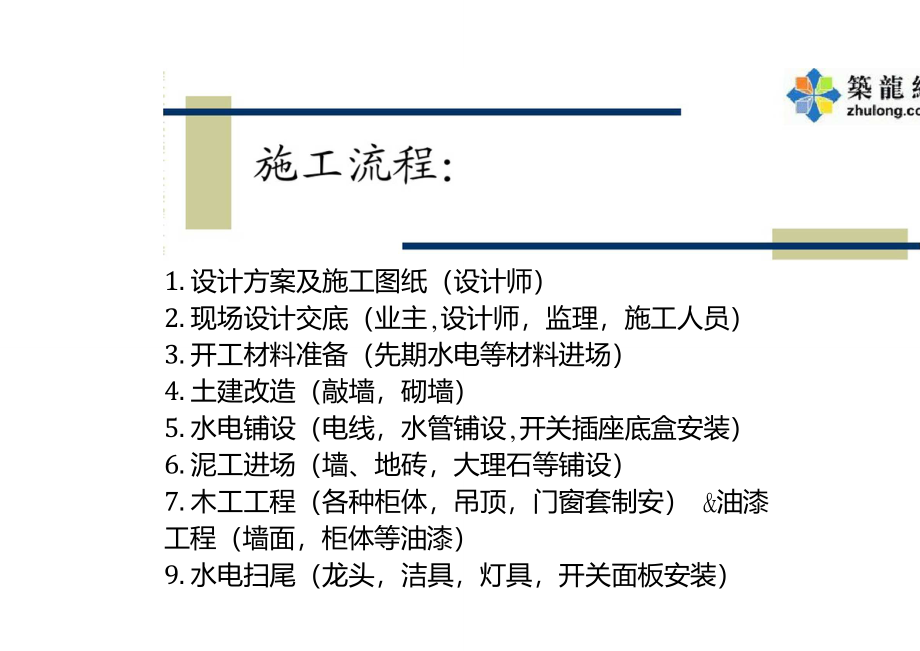 家庭装饰装修全过程施工工艺流程介绍附图丰富_第2页