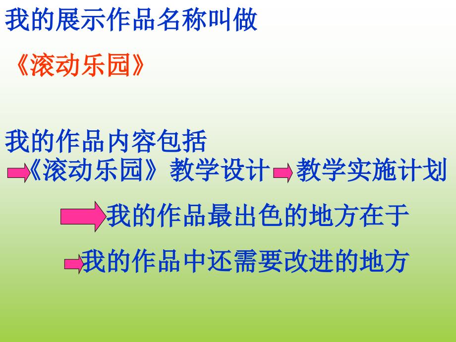 我的展示作品名称叫做滚动乐园我的作品内容包括滚动_第2页