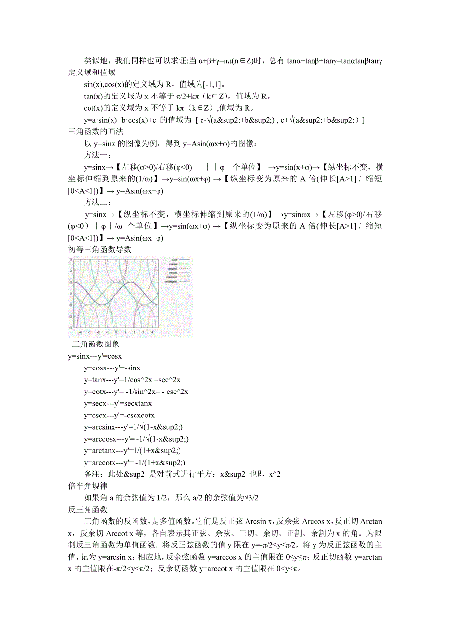 角 θ的所有三角函数.doc_第5页