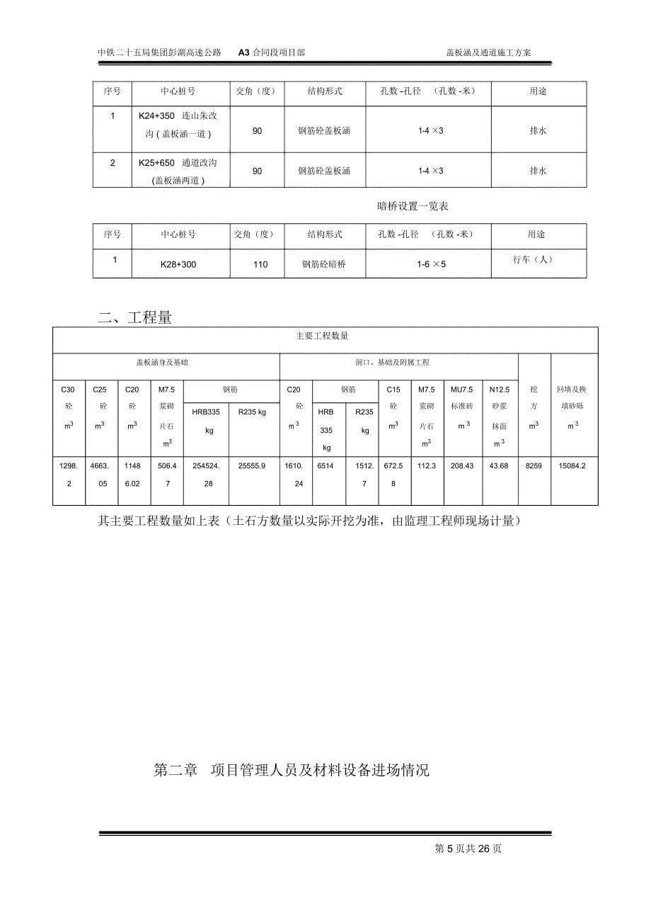 涵洞施工专业技术方案(免费)_第5页