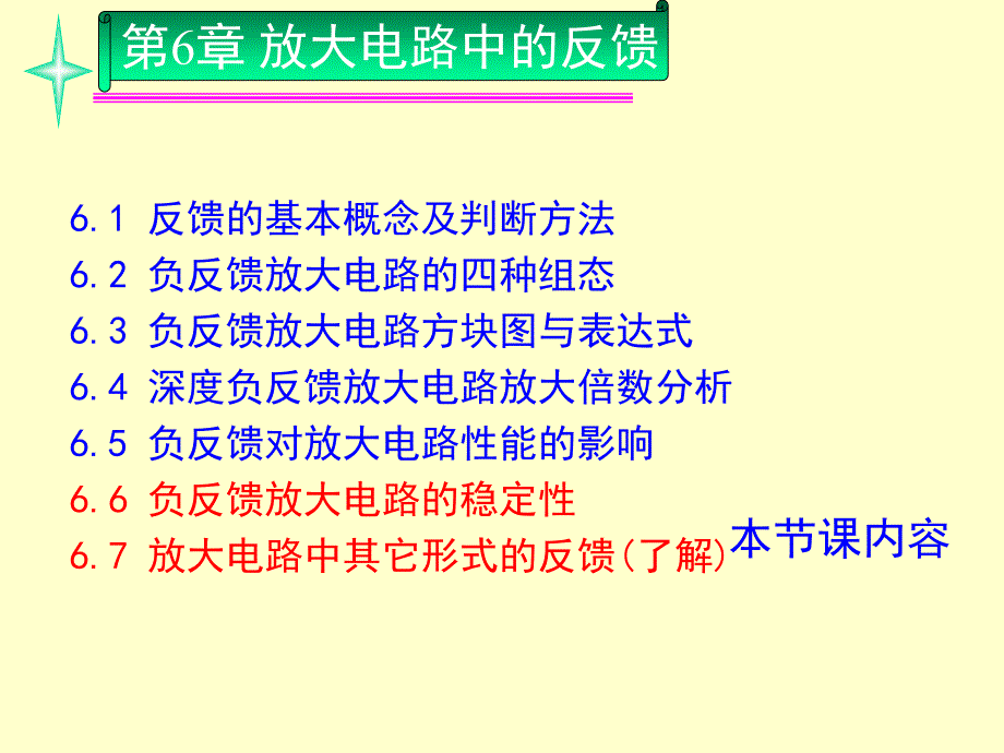 19第6章放大电路中的反馈负反馈放大电路稳定性与补偿_第2页