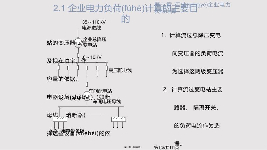 工业企业电力负荷计算实用教案_第1页